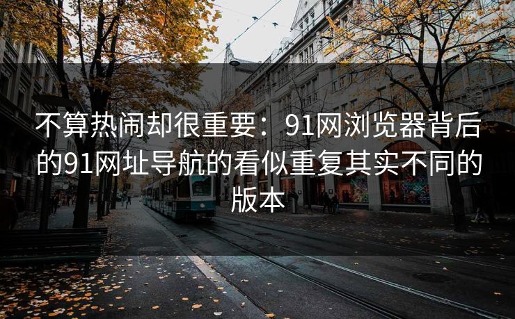 不算热闹却很重要：91网浏览器背后的91网址导航的看似重复其实不同的版本